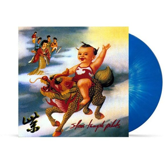 Stone Temple Pilots - Purple Exclusive Blue With White Splatter Color Vinyl LP - Picture 2 of 2